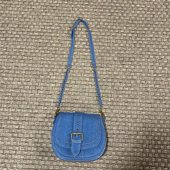HOUSE OF HARLOW 1960 denim cross body purse, good condition. - Picture 2 of 11